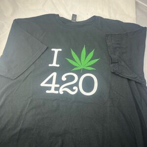 I Love 420 T shirt XL